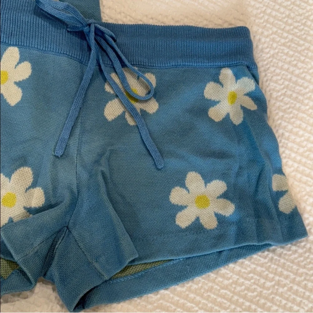 Beach Riot Sky Blue and Cream Knit Top - Picture 5 of 11